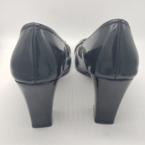 Etienne Aigner Patent Peep Toe Heels - Picture 3 of 6